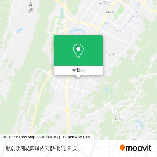 融创欧麓花园城依云郡-北门地图