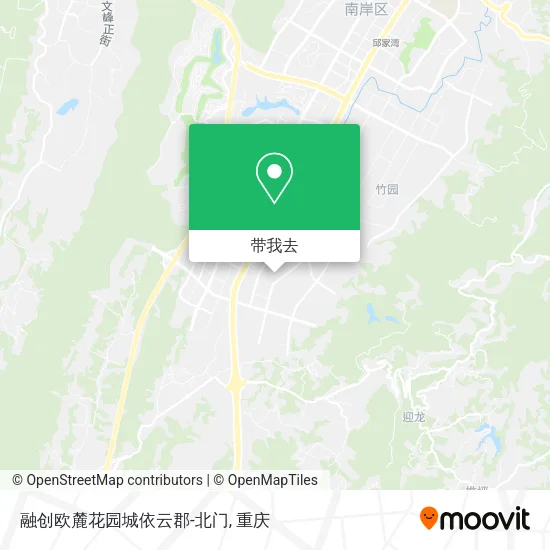 融创欧麓花园城依云郡-北门地图