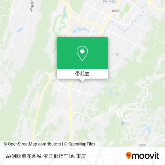 融创欧麓花园城-依云郡停车场地图