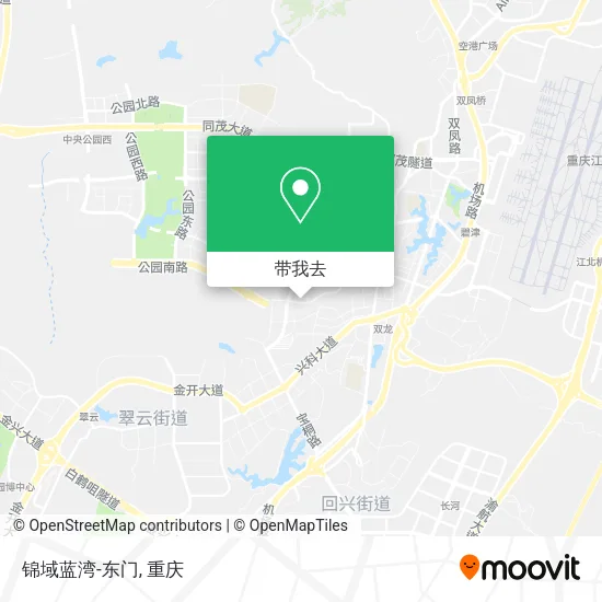 锦域蓝湾-东门地图