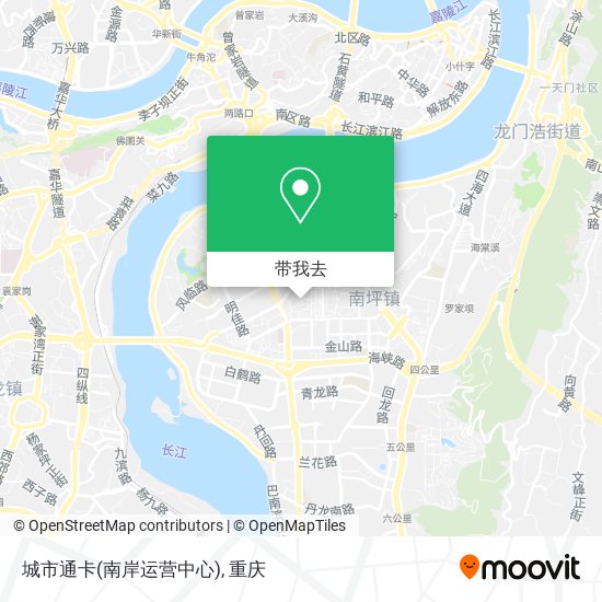 城市通卡(南岸运营中心)地图