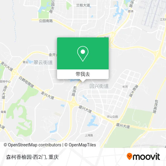 森柯香榆园-西2门地图