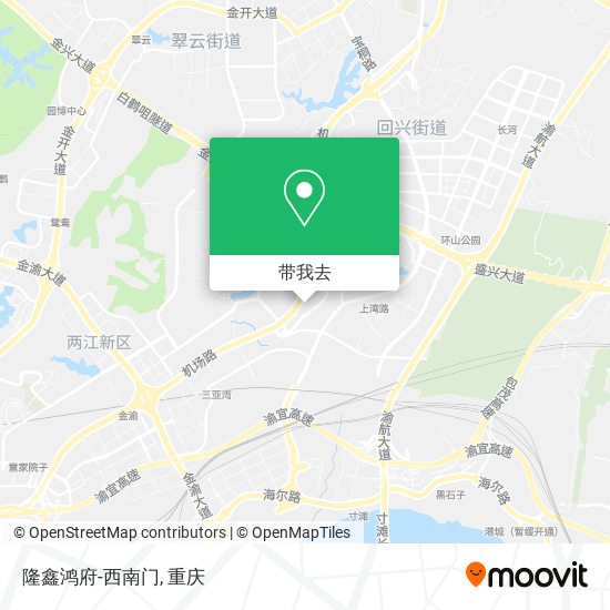 隆鑫鸿府-西南门地图