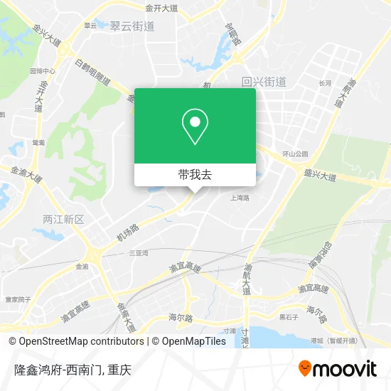 隆鑫鸿府-西南门地图
