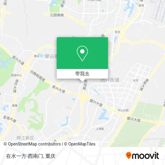 在水一方-西南门地图