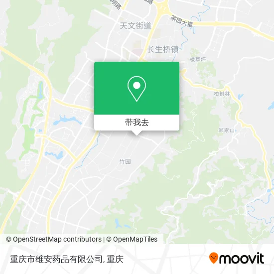 重庆市维安药品有限公司地图