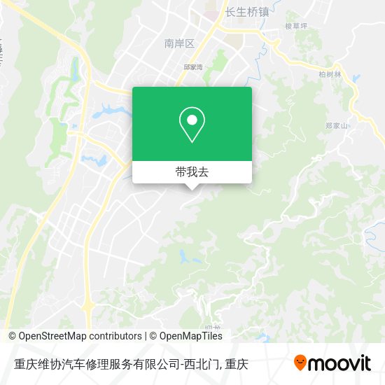 重庆维协汽车修理服务有限公司-西北门地图