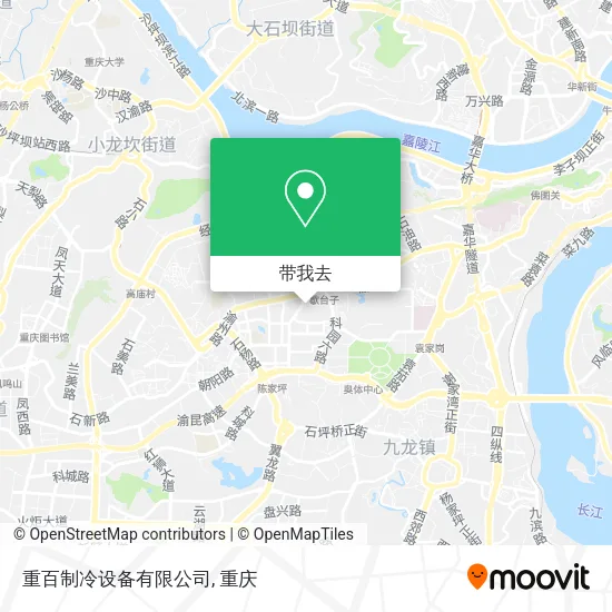 重百制冷设备有限公司地图