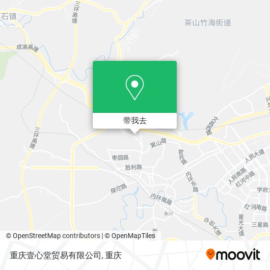 重庆壹心堂贸易有限公司地图
