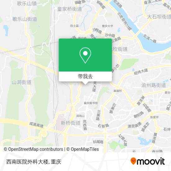 西南医院外科大楼地图