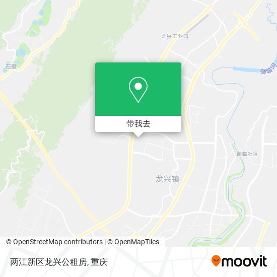 两江新区龙兴公租房地图