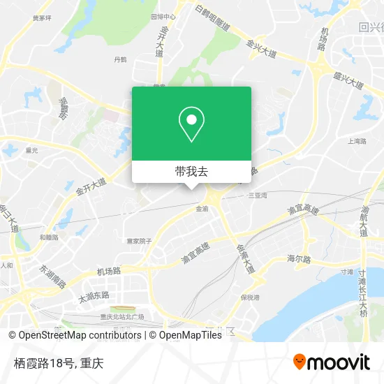 栖霞路18号地图