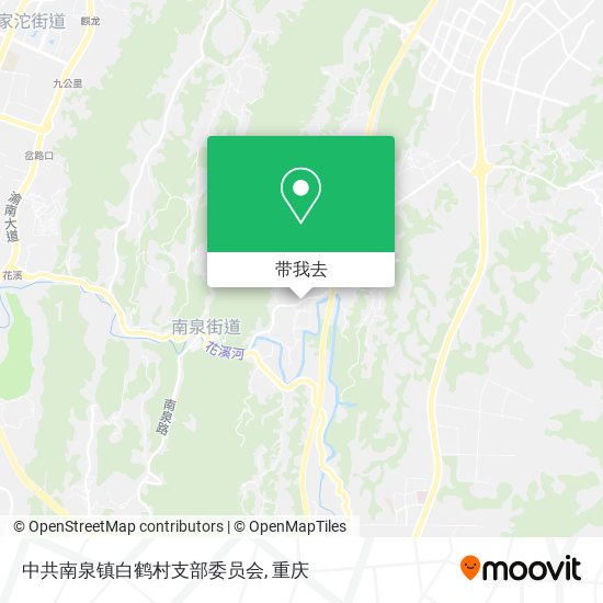 中共南泉镇白鹤村支部委员会地图