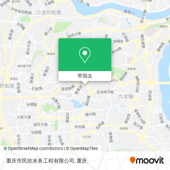 重庆市民欣水务工程有限公司地图