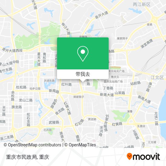 重庆市民政局地图