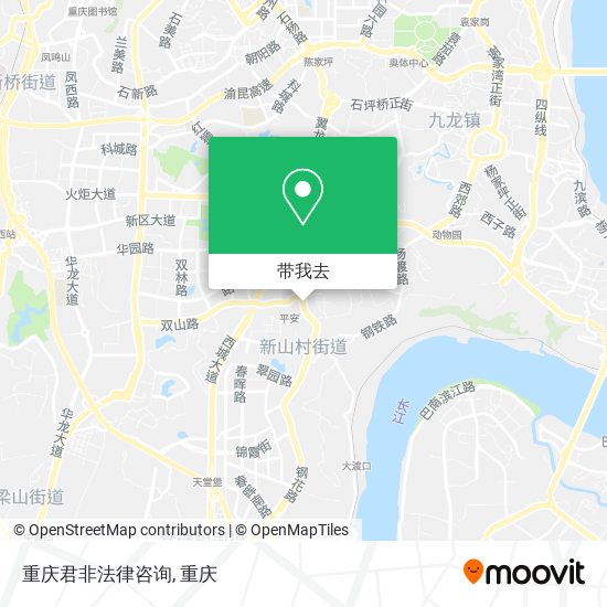 重庆君非法律咨询地图
