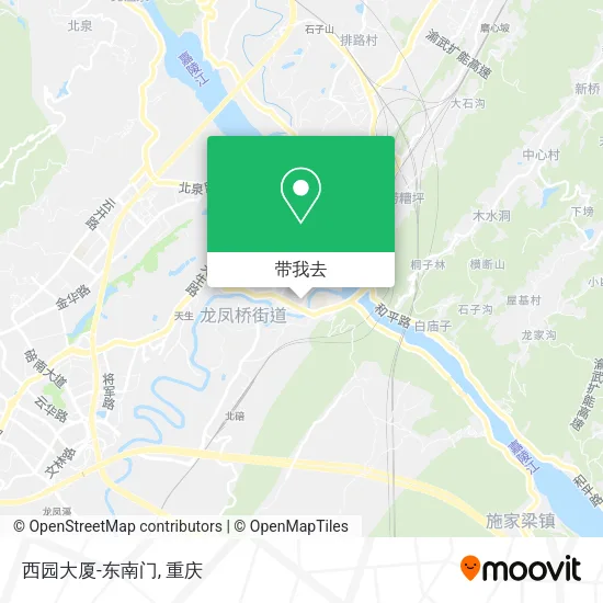 西园大厦-东南门地图