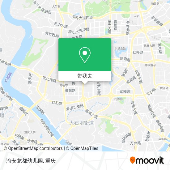 渝安龙都幼儿园地图