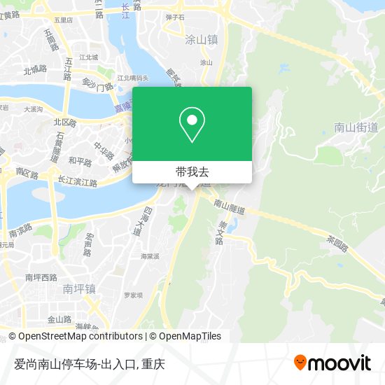 爱尚南山停车场-出入口地图