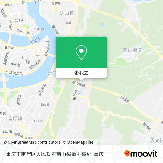 重庆市南岸区人民政府南山街道办事处地图
