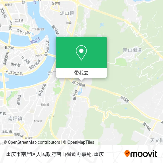 重庆市南岸区人民政府南山街道办事处地图