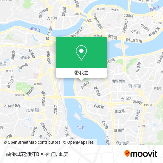 融侨城花湖汀B区-西门地图