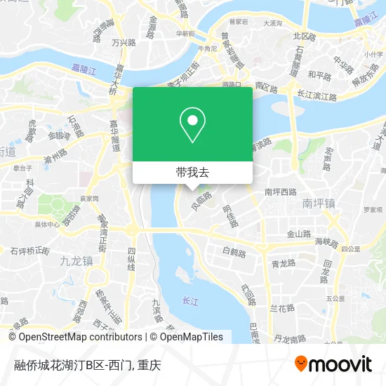 融侨城花湖汀B区-西门地图