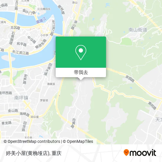婷美小屋(黄桷垭店)地图