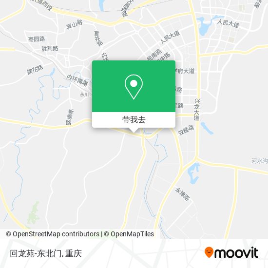 回龙苑-东北门地图