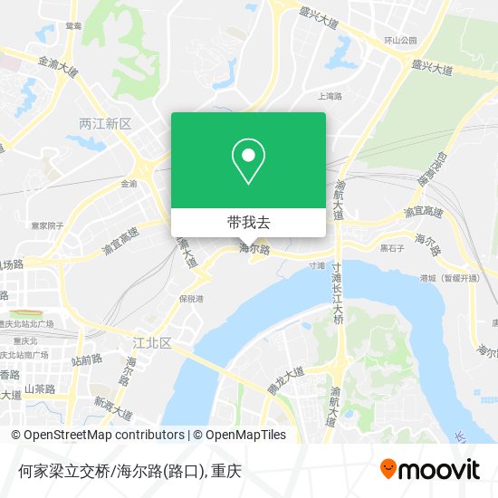 何家梁立交桥/海尔路(路口)地图