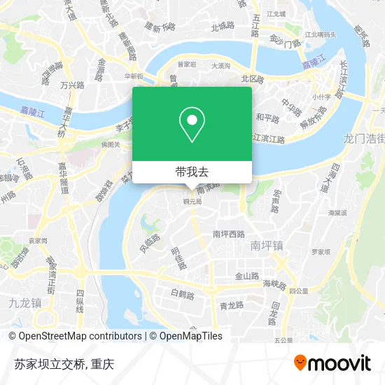 苏家坝立交桥地图
