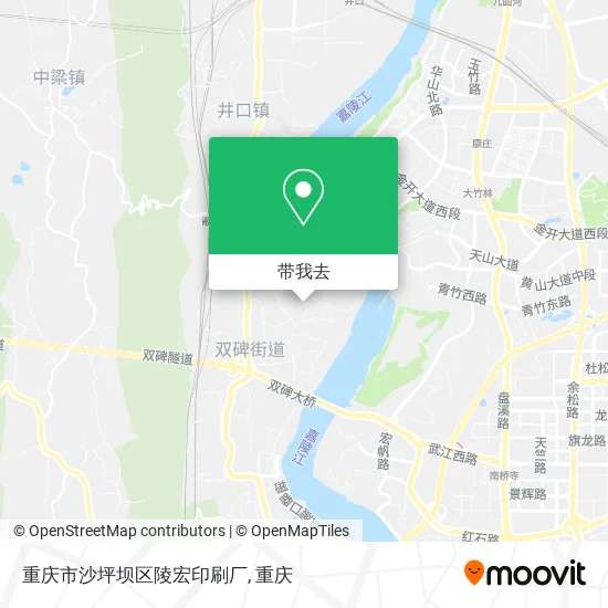 重庆市沙坪坝区陵宏印刷厂地图