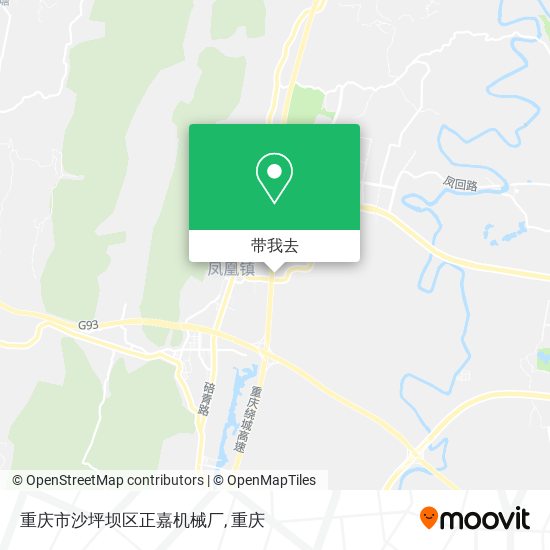 重庆市沙坪坝区正嘉机械厂地图