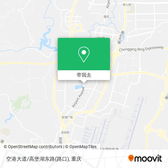 空港大道/高堡湖东路(路口)地图