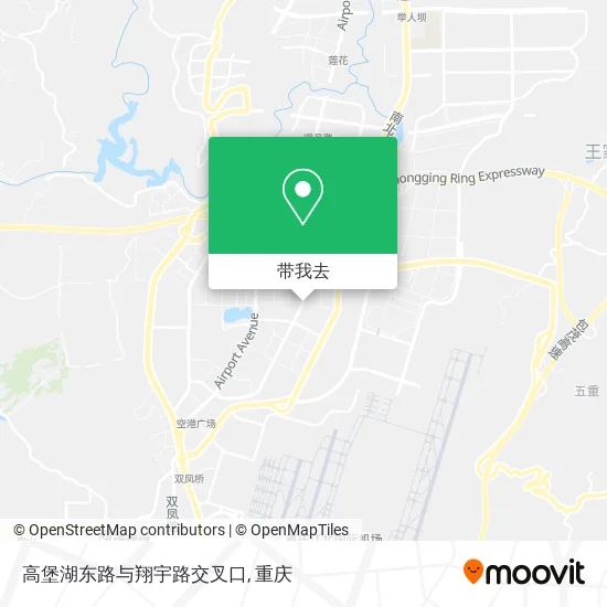 高堡湖东路与翔宇路交叉口地图