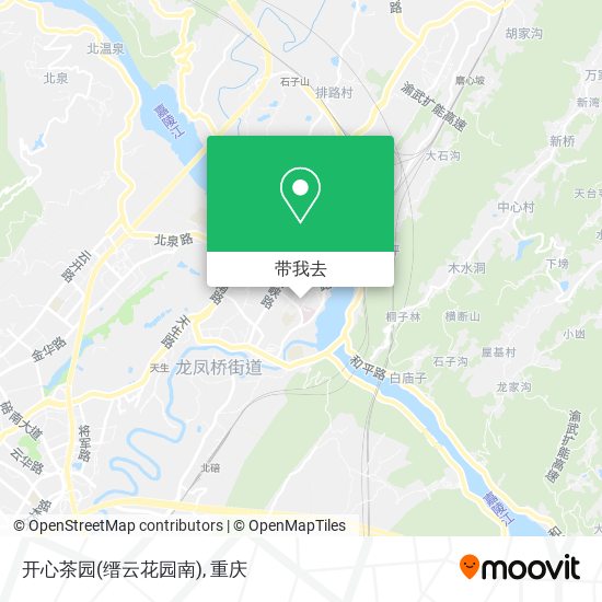 开心茶园(缙云花园南)地图