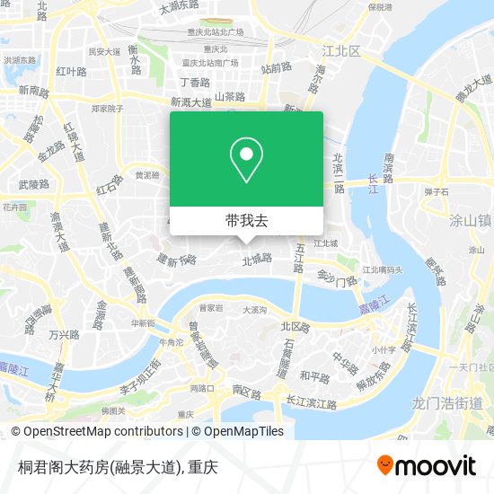 桐君阁大药房(融景大道)地图