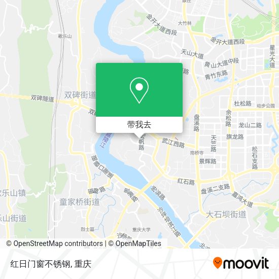红日门窗不锈钢地图