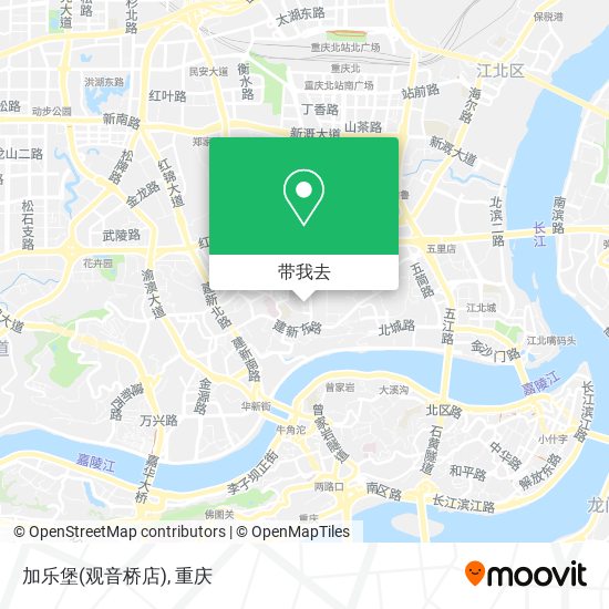 加乐堡(观音桥店)地图