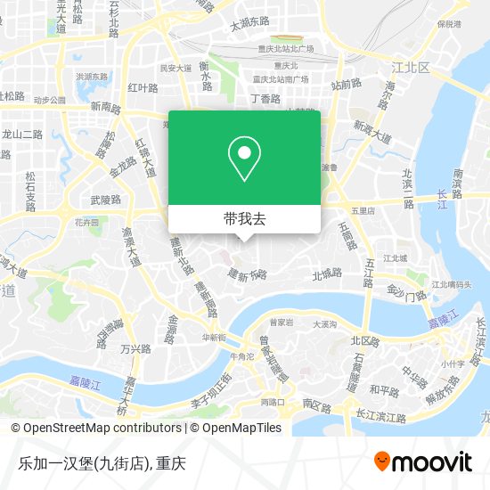 乐加一汉堡(九街店)地图