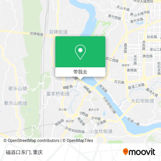 磁器口东门地图