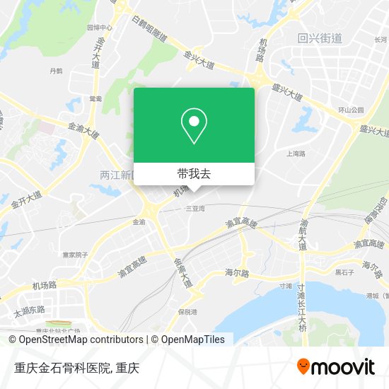 重庆金石骨科医院地图