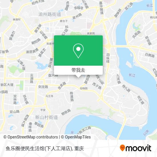 鱼乐圈便民生活馆(下人工湖店)地图