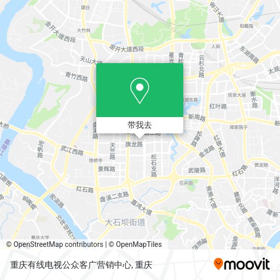 重庆有线电视公众客广营销中心地图