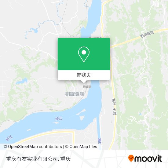 重庆有友实业有限公司地图