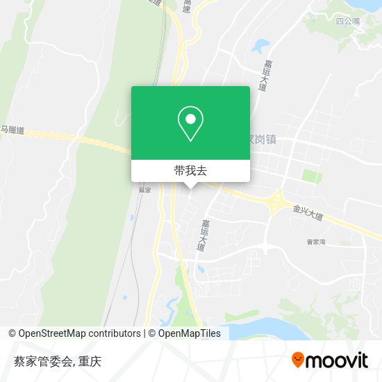蔡家管委会地图