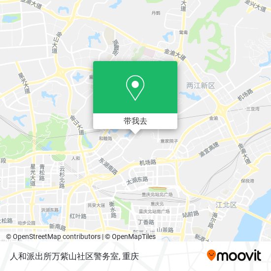 人和派出所万紫山社区警务室地图