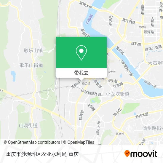 重庆市沙坝坪区农业水利局地图