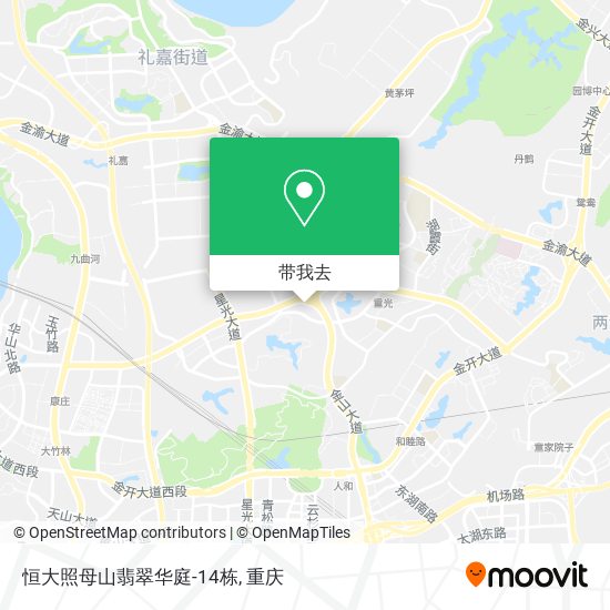 恒大照母山翡翠华庭-14栋地图