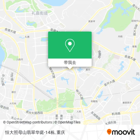 恒大照母山翡翠华庭-14栋地图
